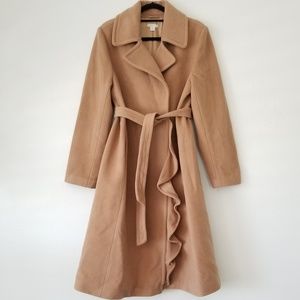 Vintage Tan Wool Dresscoat Trenchcoat Garnet Hill